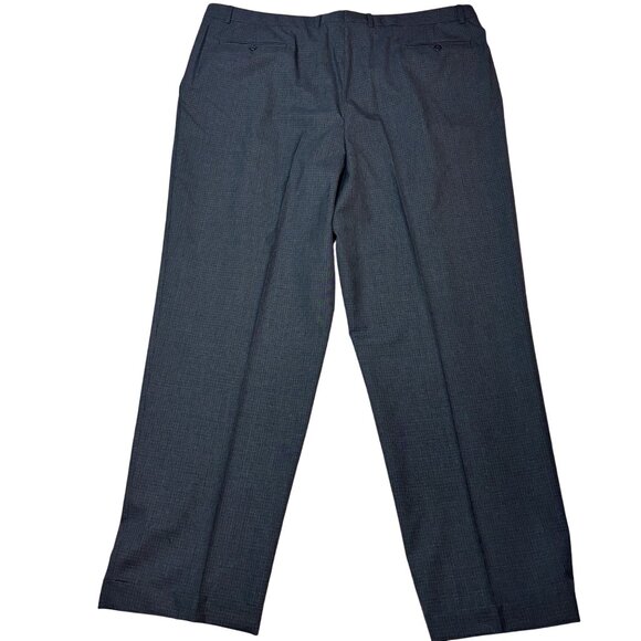 Zanella Nordstrom Mens Pleated Dress Pants Size 46 Gray Pure Wool‎ Trousers NWOT - Picture 6 of 9